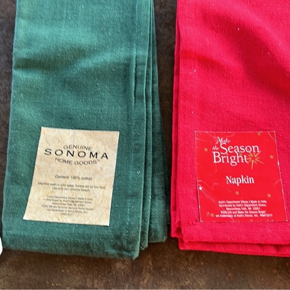 NWT Christmas bundle -dish towel, red and green napkins, pot holder - Picture 5 of 7